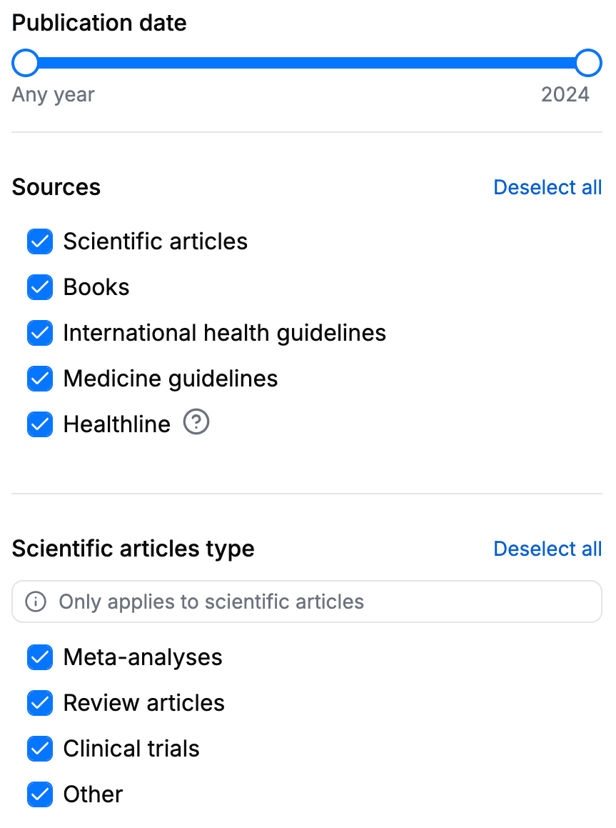 Advanced Filters Feature
