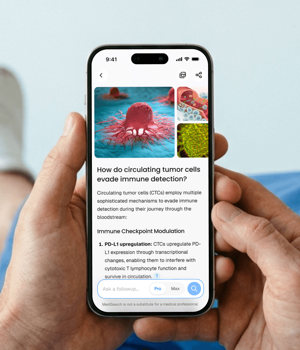 Medisearch chat interface