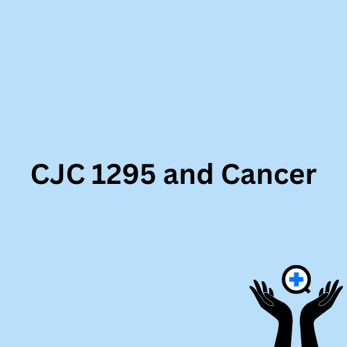 A blue image with text saying "Understanding the Effects of Ipamorelin and CJC-1295"