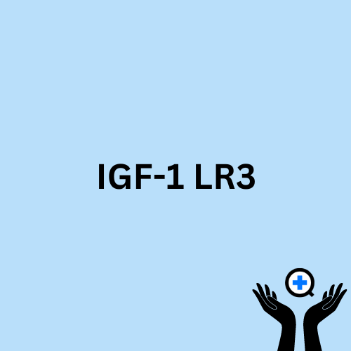 A blue image with text saying "IGF-1 LR3 Explained"